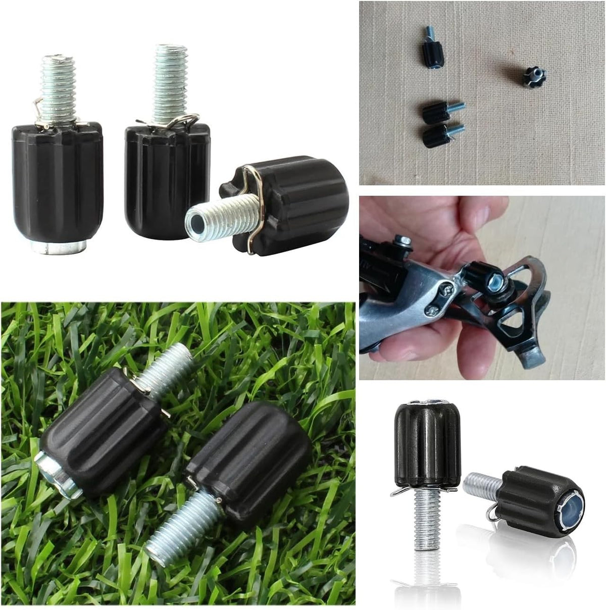6 Pack M5 Bicycle Derailleur Shift Cable Barrel Adjusters Replacement Parts