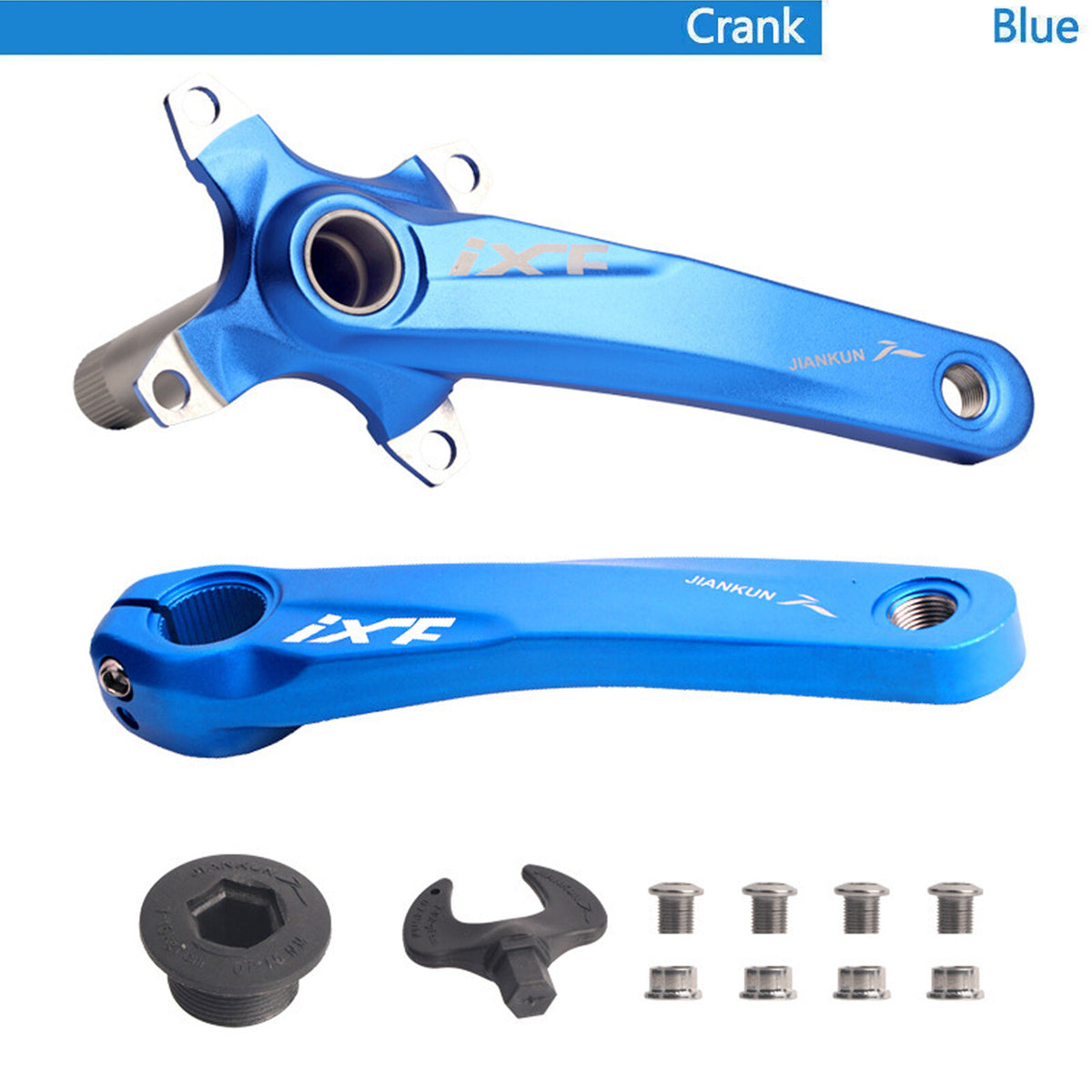 Mountain Bike Crank Set 170mm Hollowtech 64/104BCD with Bottom Bracket