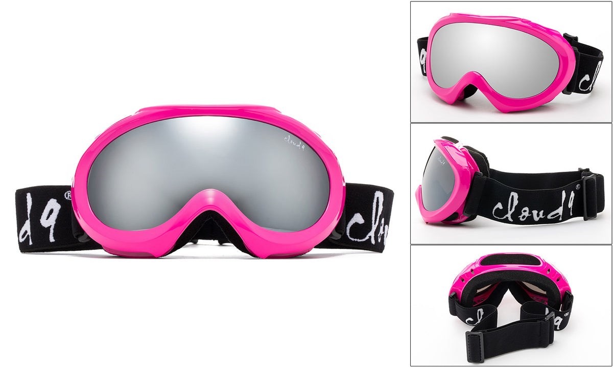 Kids Snow Ski Goggles Dual Lens Youth Ski Goggle with Pouch - Multiple Colors