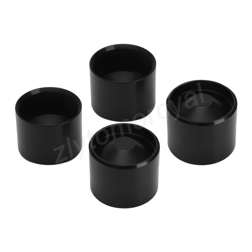 8-Pack Aluminum Storage Cups for Maglite D Cell Flashlights - Hidden Accessory