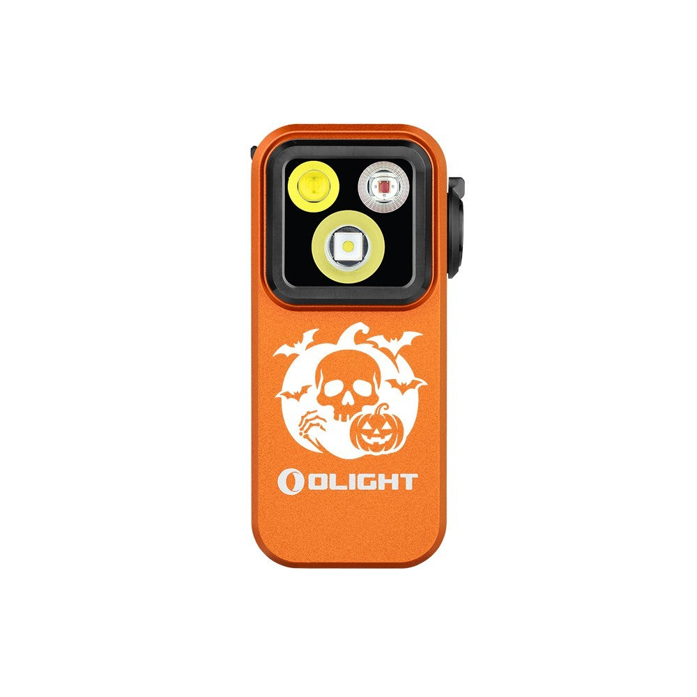 Olight Oclip Pro Clip-On Flashlight with 500 Lumens, Orange Edition