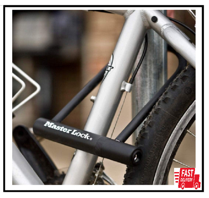 Heavy Duty Bicycle U Lock 7 1/4 Inch Secure Bike Lock with Keyed Locking