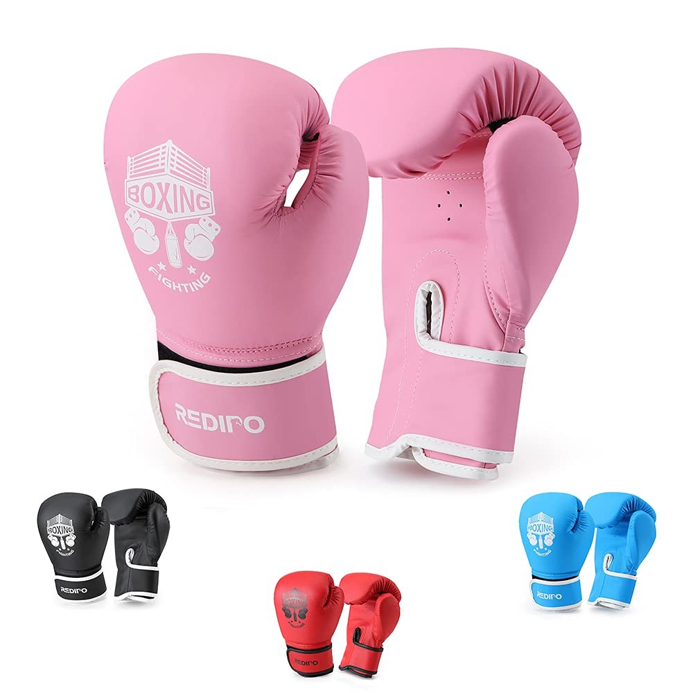 Kids Boxing Gloves - Foam Padding, Adjustable Wrist, Sparring & Training Gear