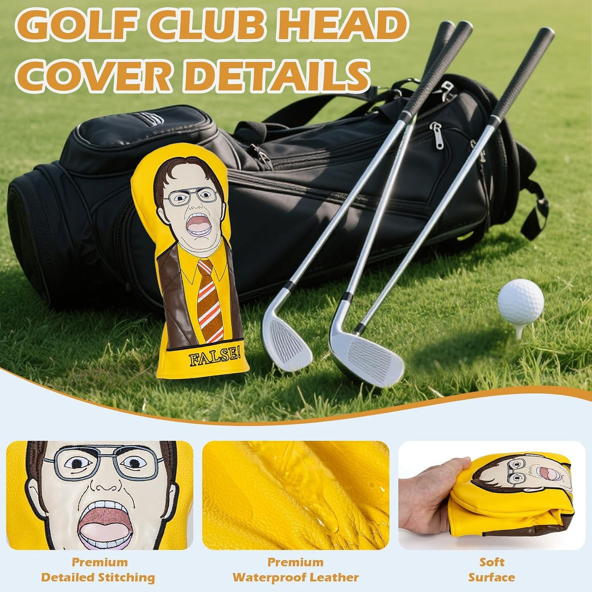 Office TV Show Dwight Character Golf Club Driver Headcover 460cc