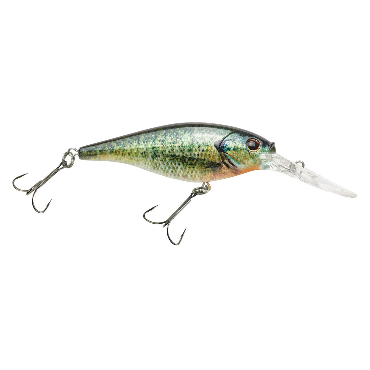 Freshwater Crankbait Fishing Lure - Berkley Flicker Shad HD Bluegill 5/16 Oz