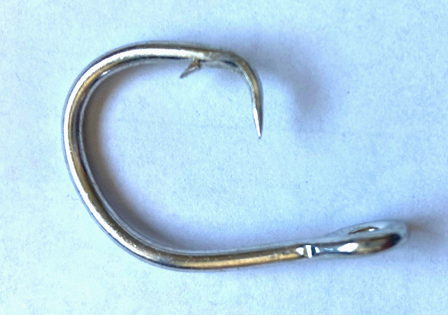 Heavy Duty Fishing Hooks - 11/0 Offset Circle Hooks for Tuna and Catfish, Pack of 50