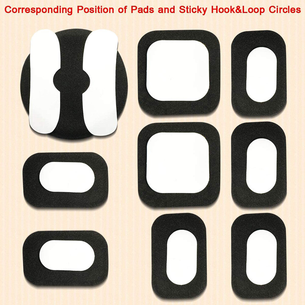 Helmet Padding Kit 19pcs EVA Foam Protective Pads for Tactical & Cosplay Helmets