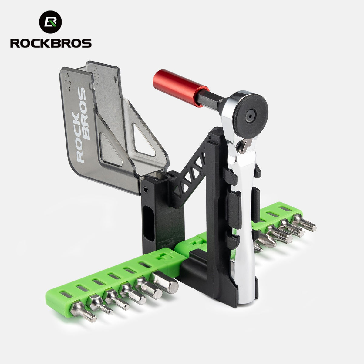 Mini Ratchet Wrench Tool Set - Portable Bike Repair Kit with Aluminum Handle