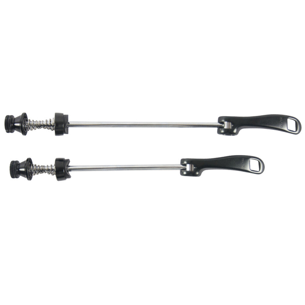 Steel Bicycle Quick Release Skewer Set 100mm Rear 130mm Front for Road Bikes