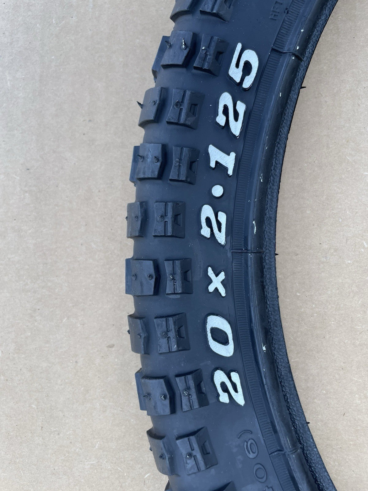 20 Inch Bicycle Tires and Inner Tubes Set for BMX and Dirt Jump Bikes - Black