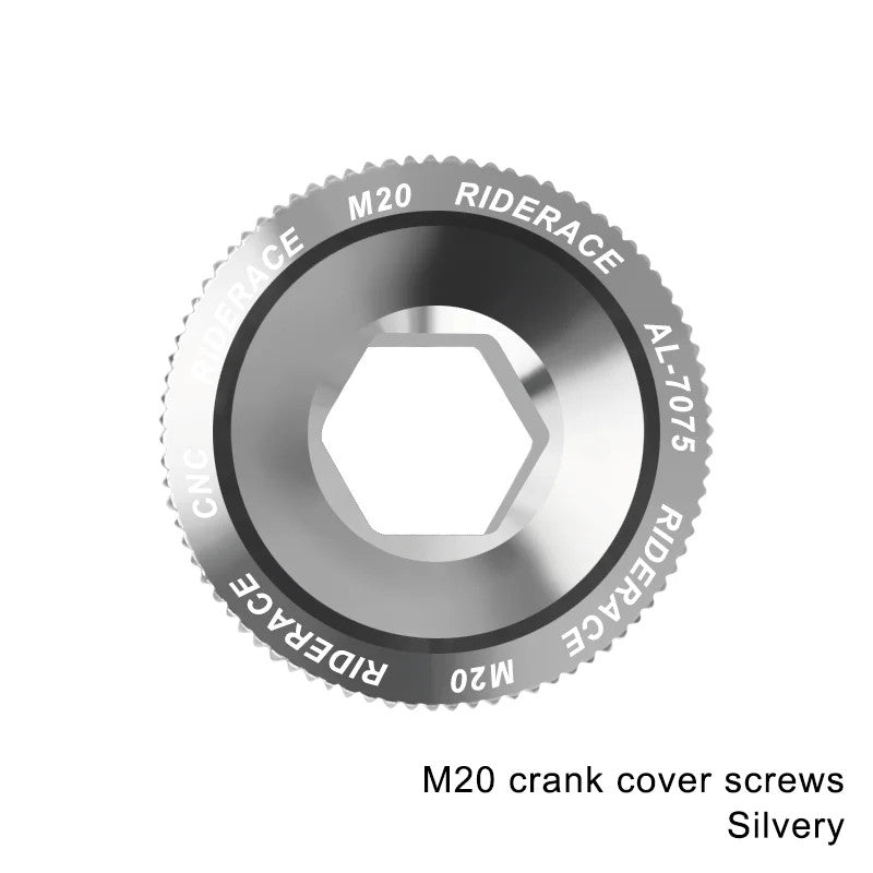 Bike Crank Arm Fixing Bolt Set Aluminum Alloy MTB Road Bike Replacement Caps