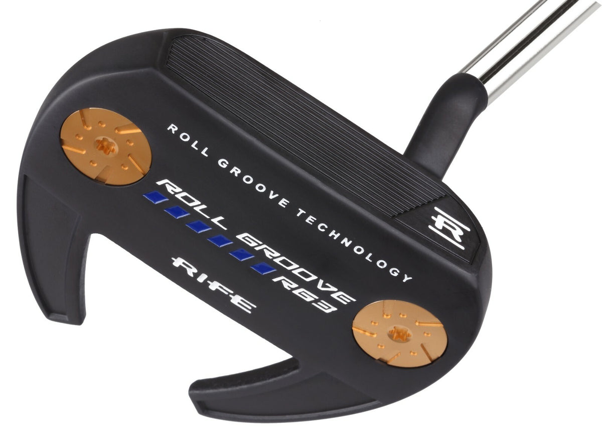 Rife Golf RH Winged Mallet Putter 35 Inch | Roll Groove Technology