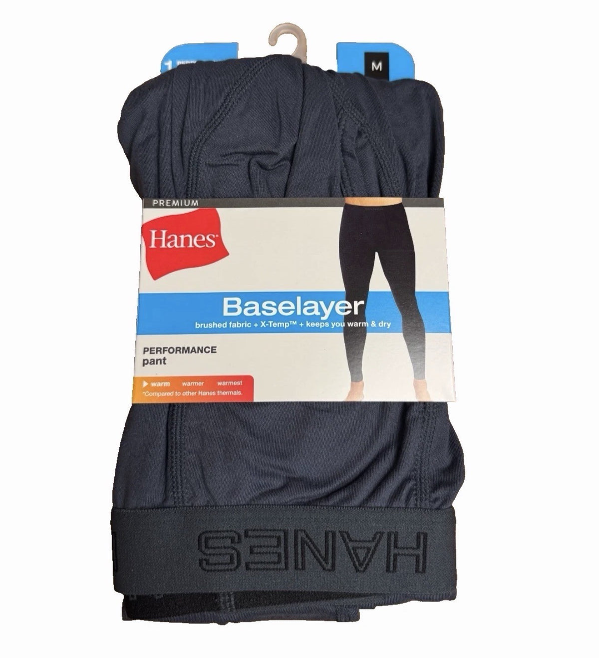 Men's Thermal Performance Pants 2XL Base Layer Winter Skiing Dark Gray