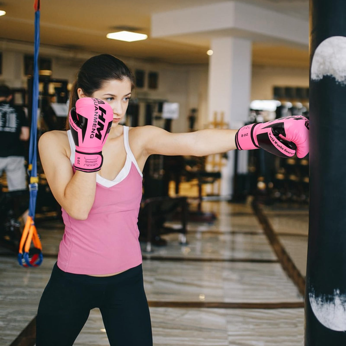 Pink Boxing Gloves 8oz for Women - Training & Sparring Gear
