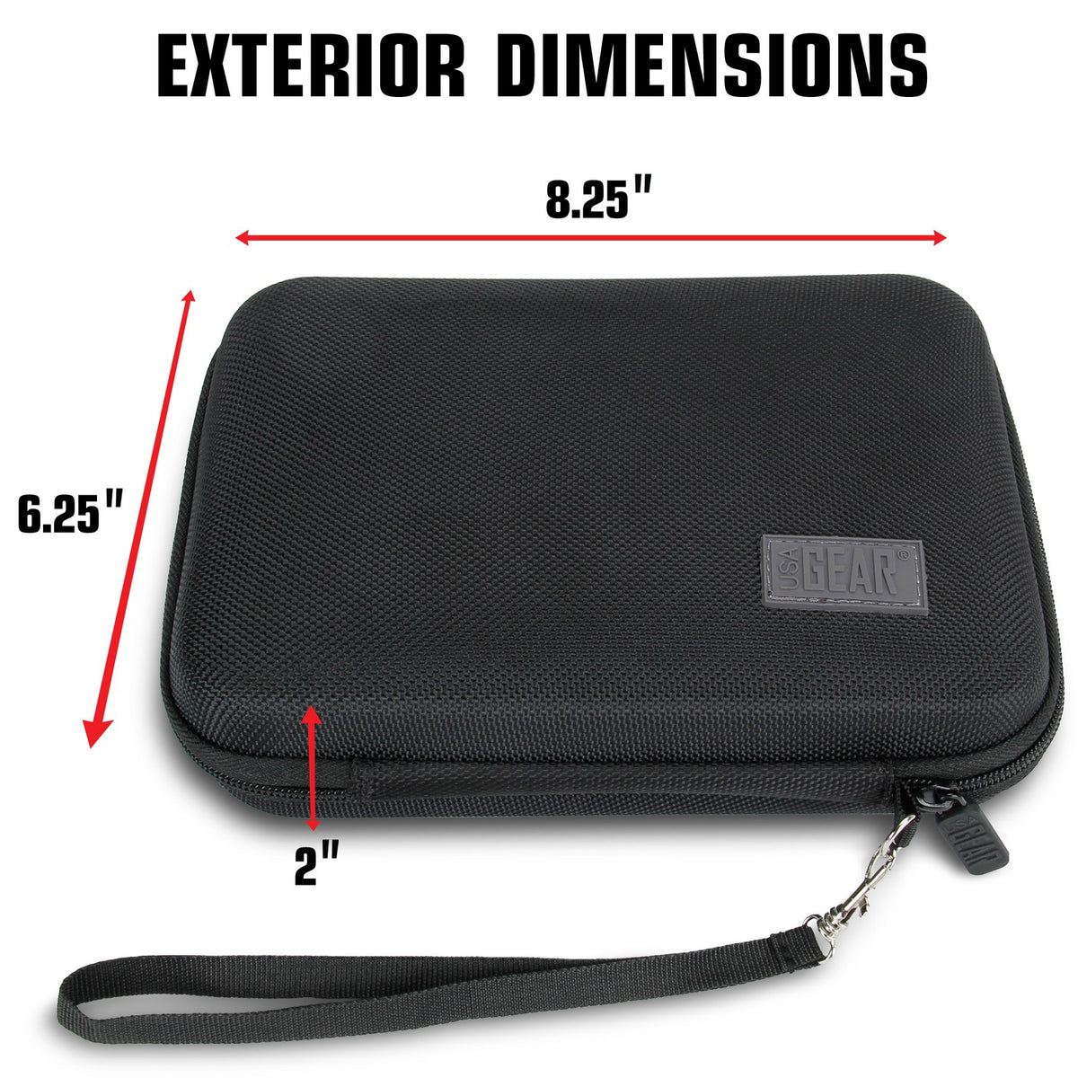 Golf Monitor Protective Case for Swing Caddie SC300 & SC200 Plus - Rugged Hard Shell