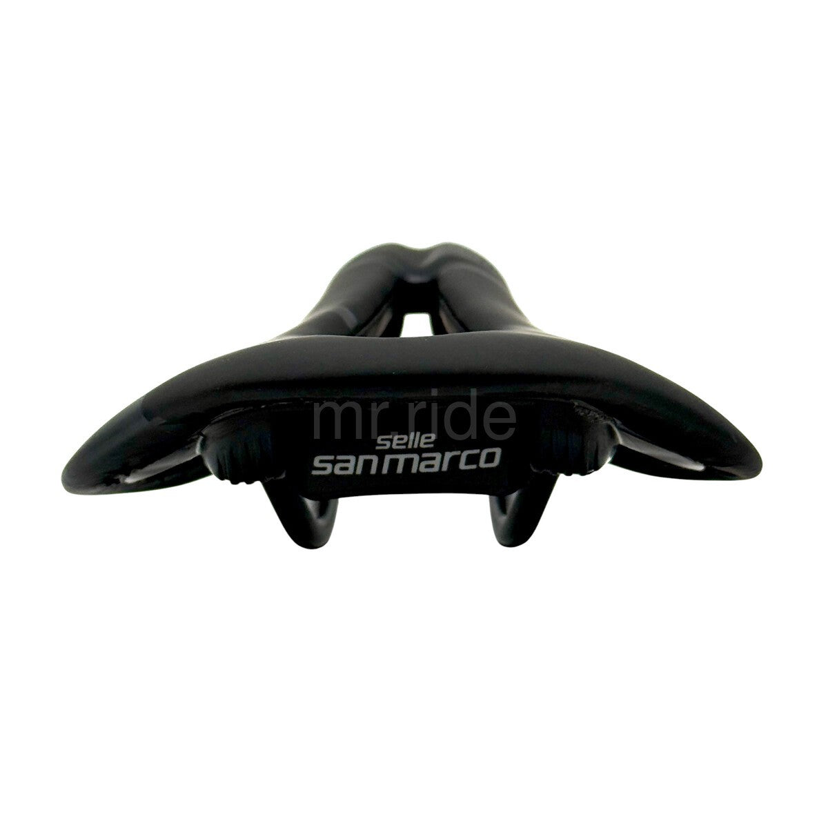 Selle San Marco ShortFit Bike Saddle 145x250mm Open-Fit Carbon Steel Rails Matte Black