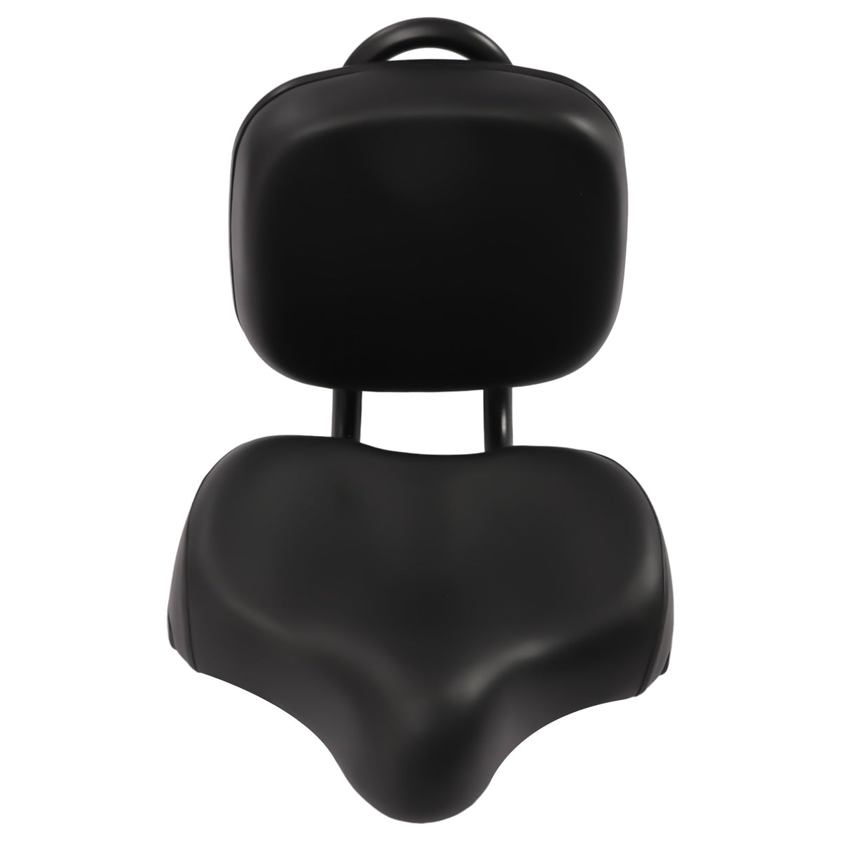 Universal Wide Bicycle & Tricycle Saddle Seat with Backrest - Black