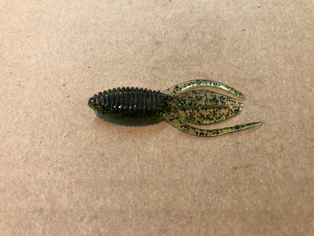 2-Inch Crappie Beaver Tail Soft Plastic Lures 100-Pack for Panfish Fishing