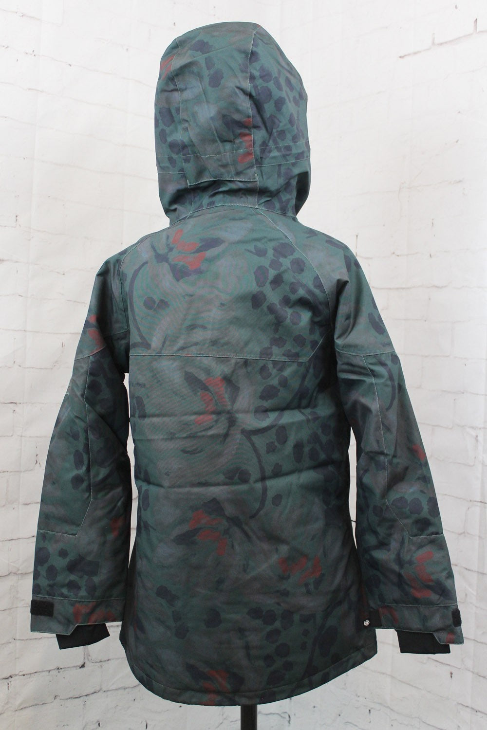 Women's Insulated Snow Jacket - Cypress Green Bloom, XS, Waterproof & Breathable