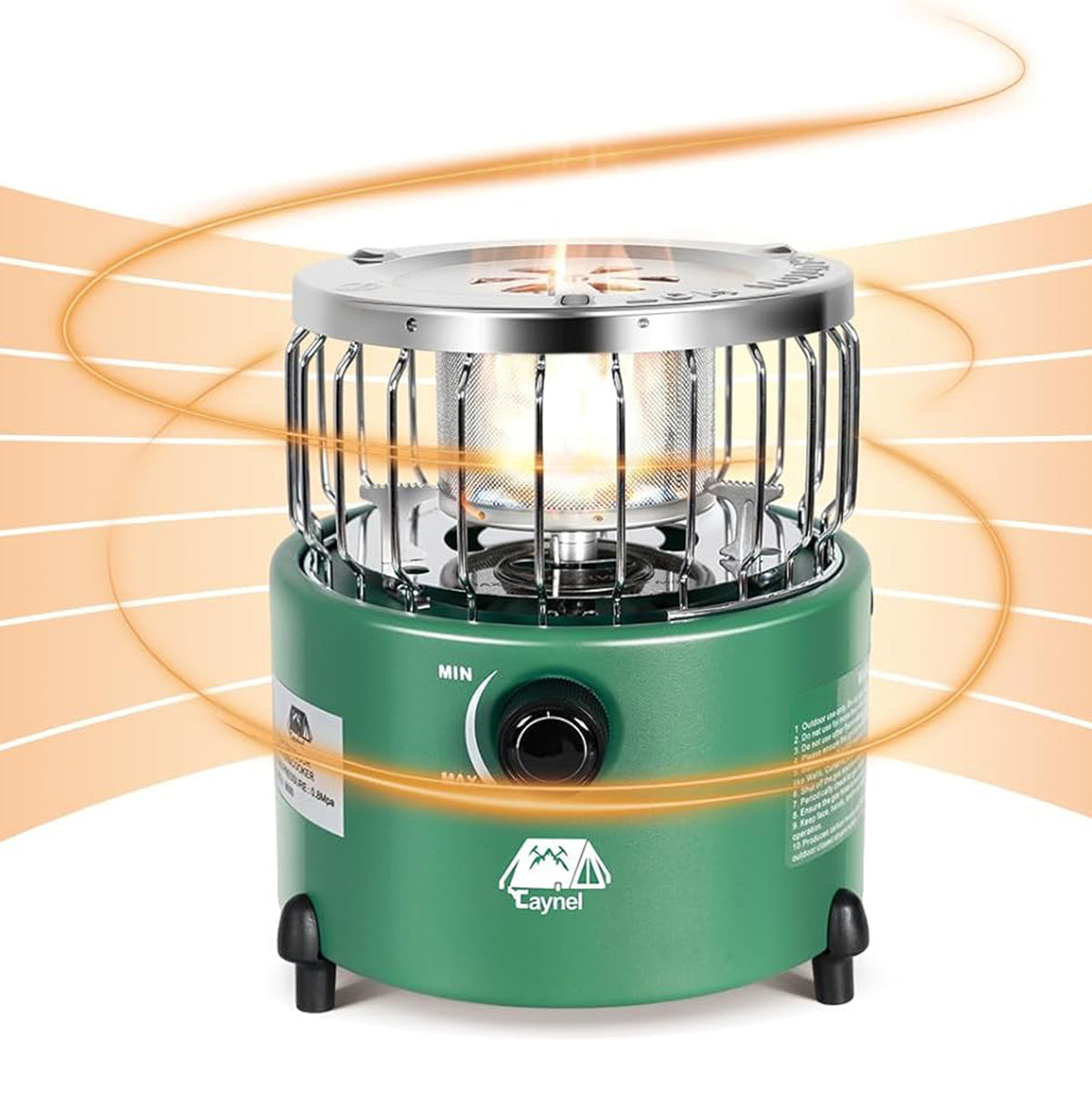 2-in-1 Portable Propane Gas Heater and Camping Stove Indoor Outdoor