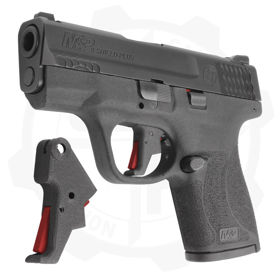 Short Stroke Trigger for M&P 9 Shield Gen 2 & Plus - Black or Red Safety Blade