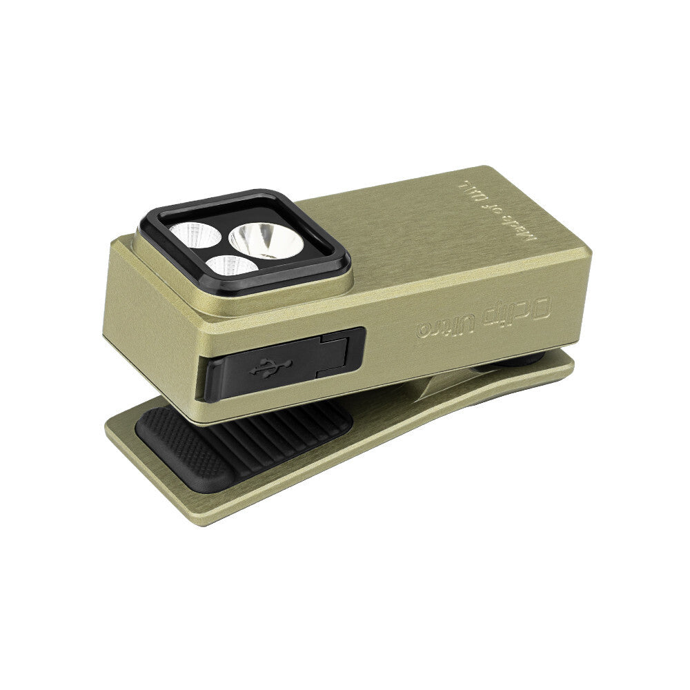 LED Clip-On Light with Flood, Spot, UV Modes - 530 Lumens EDC Compact