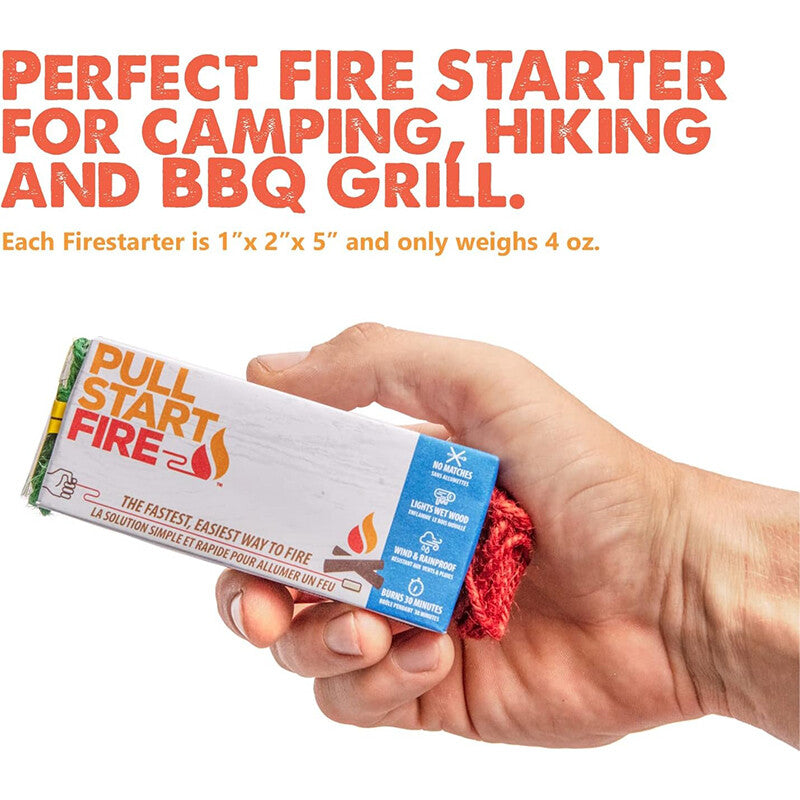 Outdoor Fire Starter Kit 3 Pack – Windproof, Rainproof Campfire Igniters