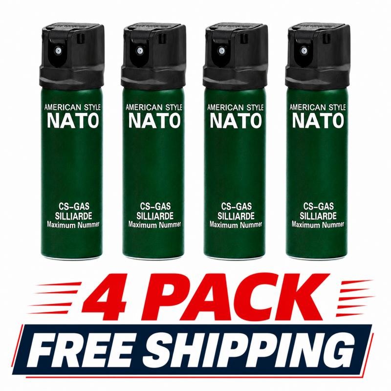 Personal Safety CS Tear Gas Spray 110ml Flip Top Guard Self Defense