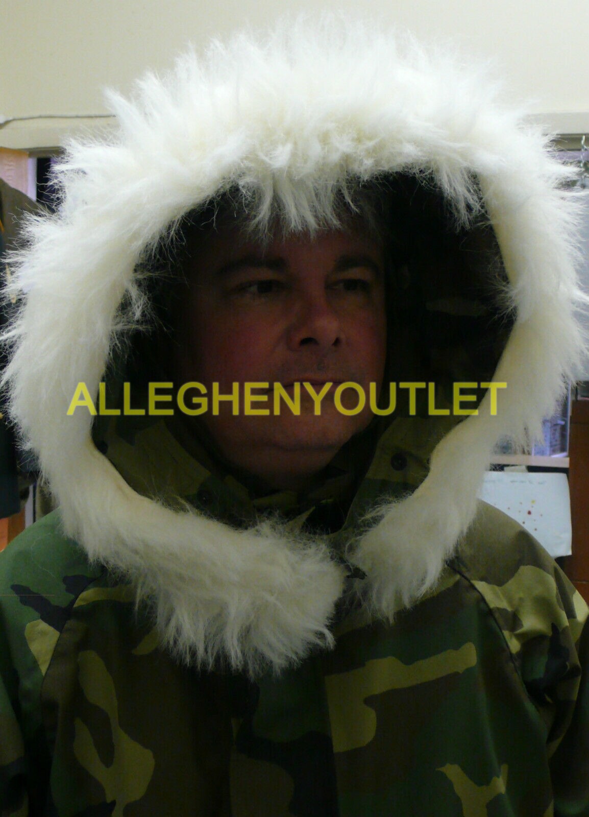 Military Fur Ruff Attachment for ECWCS Gore-Tex Parka X-Large