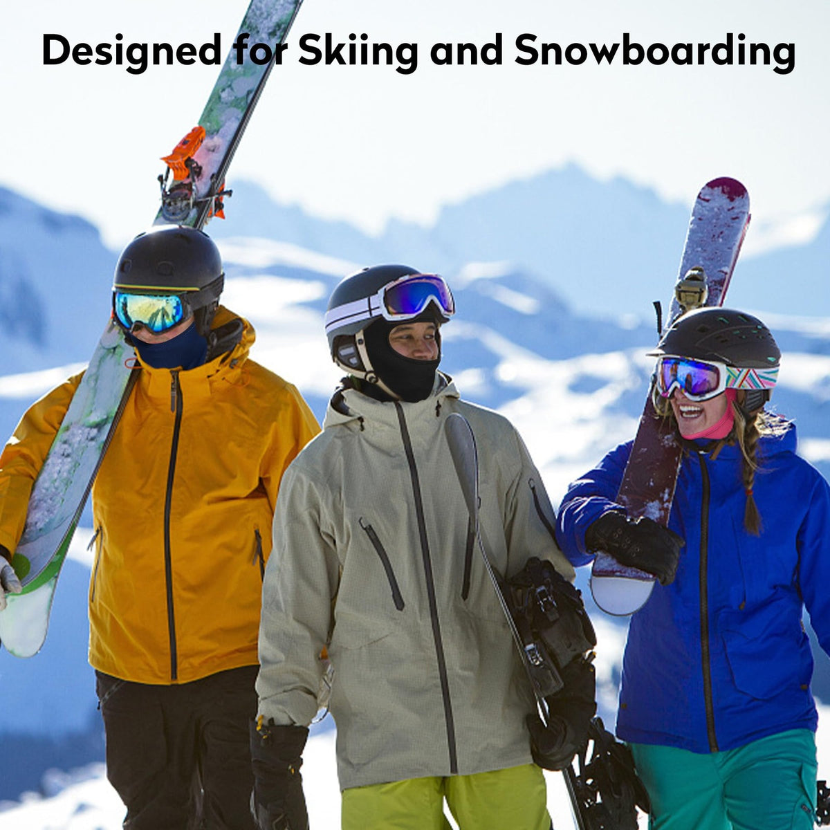 Balaclava Face Mask for Skiing Motorcycling Outdoor Activities - 1-6 Pack