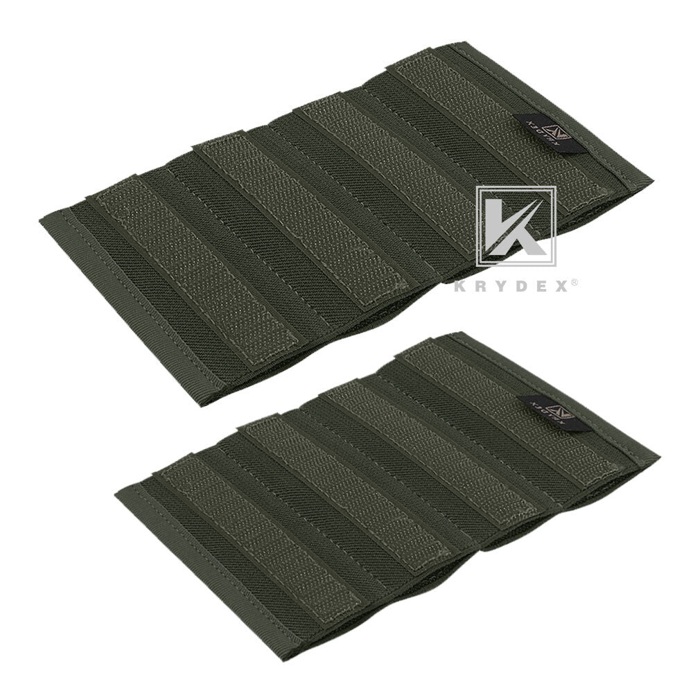 Tactical Elastic Magazine Pouch Fits 4 Pistol 9mm Magazines Hook & Loop