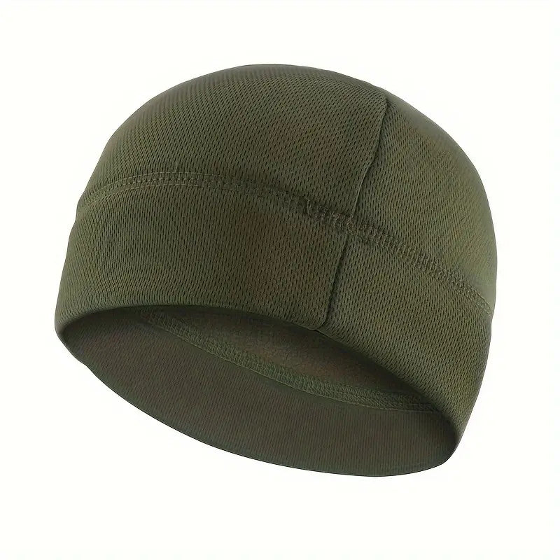 Camo Fleece Beanie Winter Hat Windproof Snow Skully Unisex