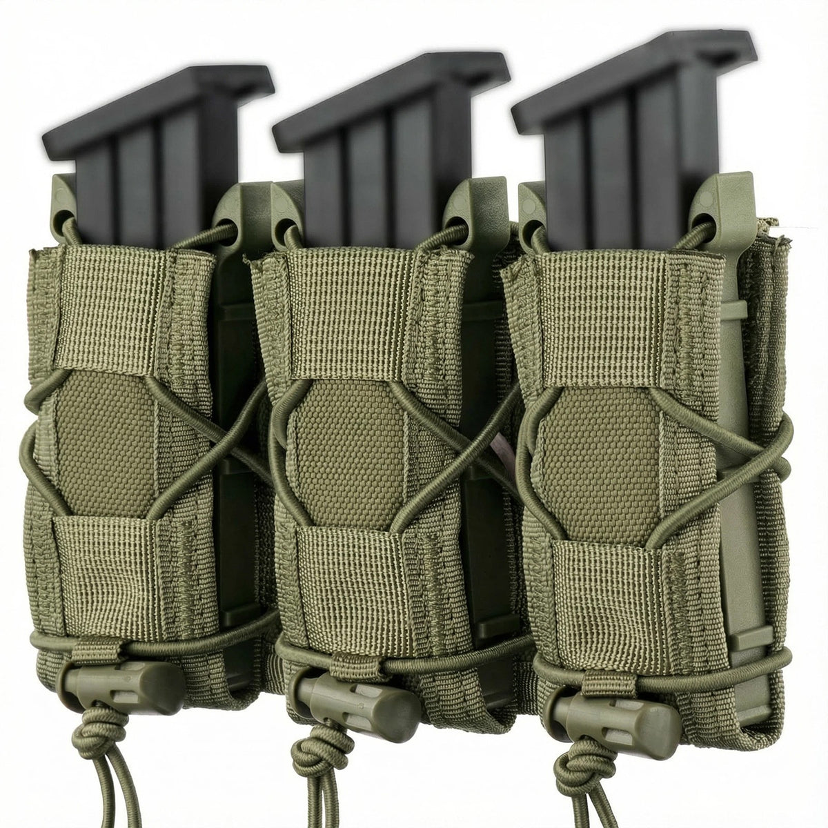 Tactical Molle Magazine Pouch for 9mm/40 Cal/45 ACP - Single, Double, Triple Options