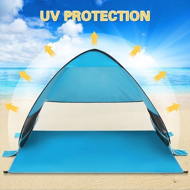 Portable Pop Up Beach Tent Sun Shade Shelter with Carry Bag UV Protection
