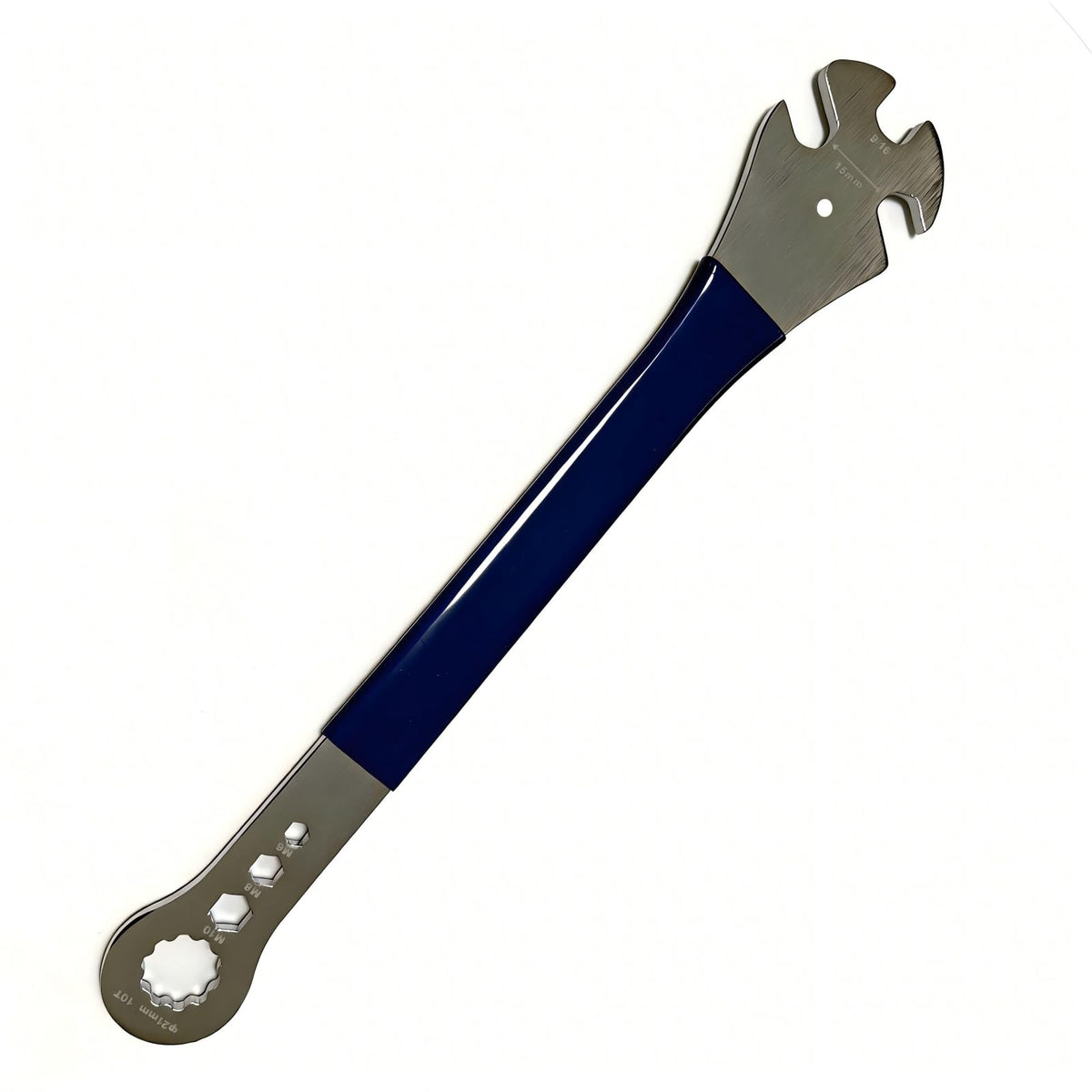 Bike Pedal Wrench 15mm/9/16-inch, 14-inch Extended Non-Slip Handle | Universal Bicycle Tool for Pedal Removal & Installation