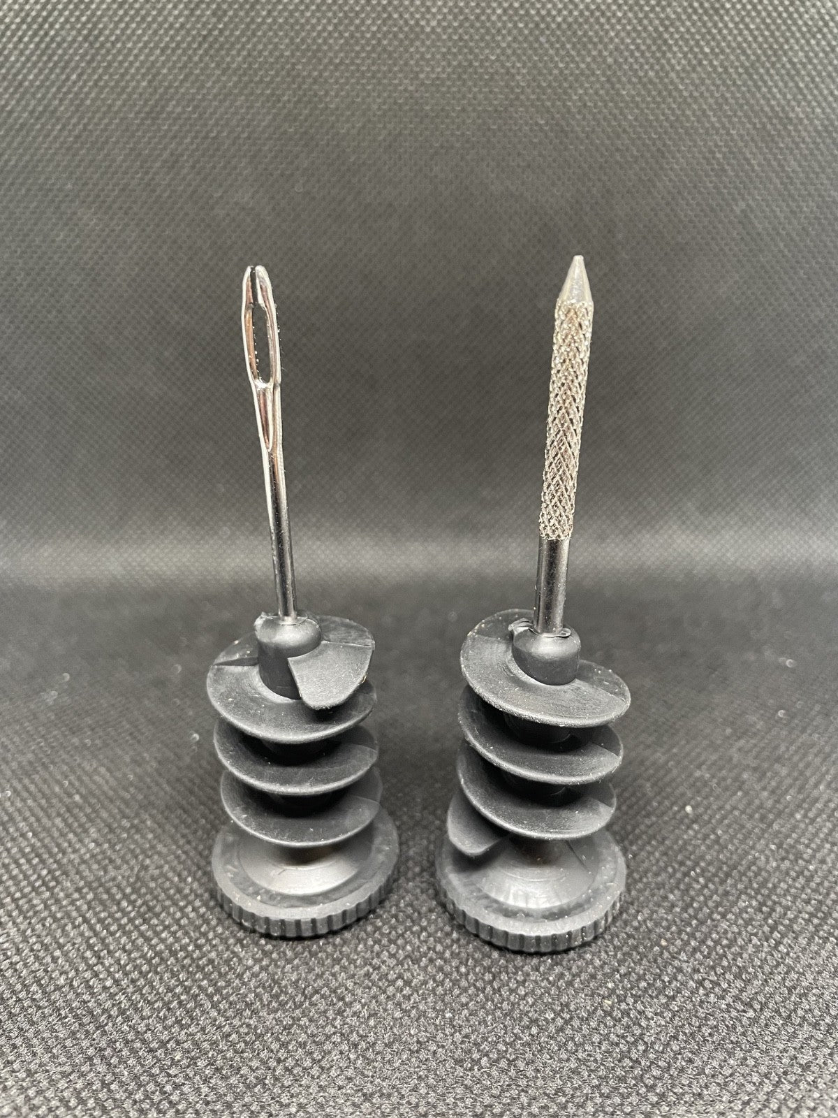 Tubeless Bicycle Tire Puncture Repair Kit with Bar Ends and Plugs