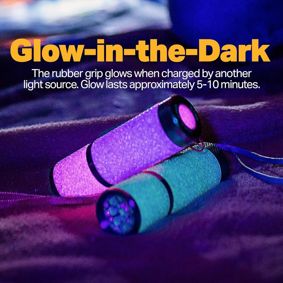 Mini Aluminum Water-Resistant Flashlights Pack of 3 with 40 Lumens