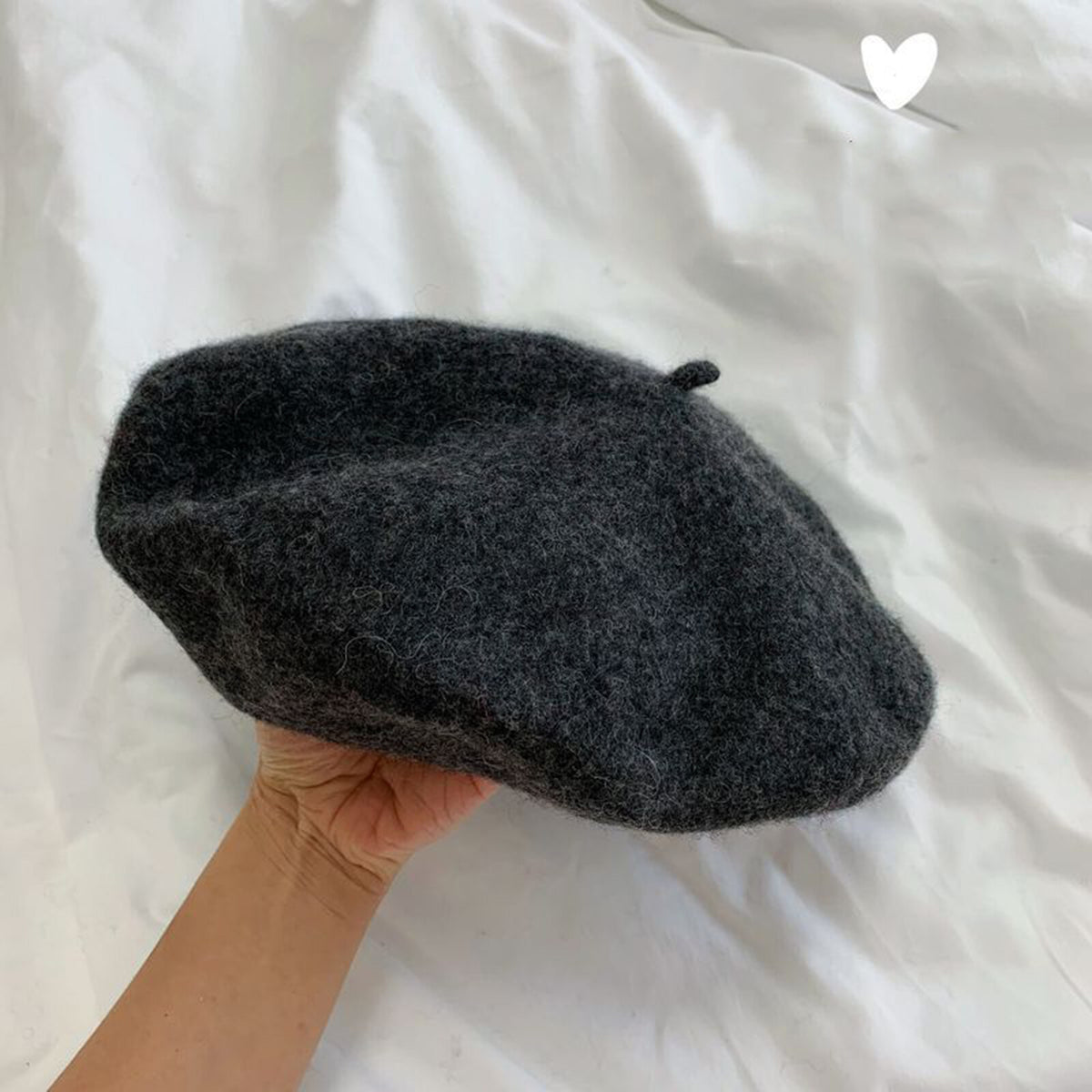 Women Casual Wool Beret Hat - Elegant French Style Solid Color Accessory