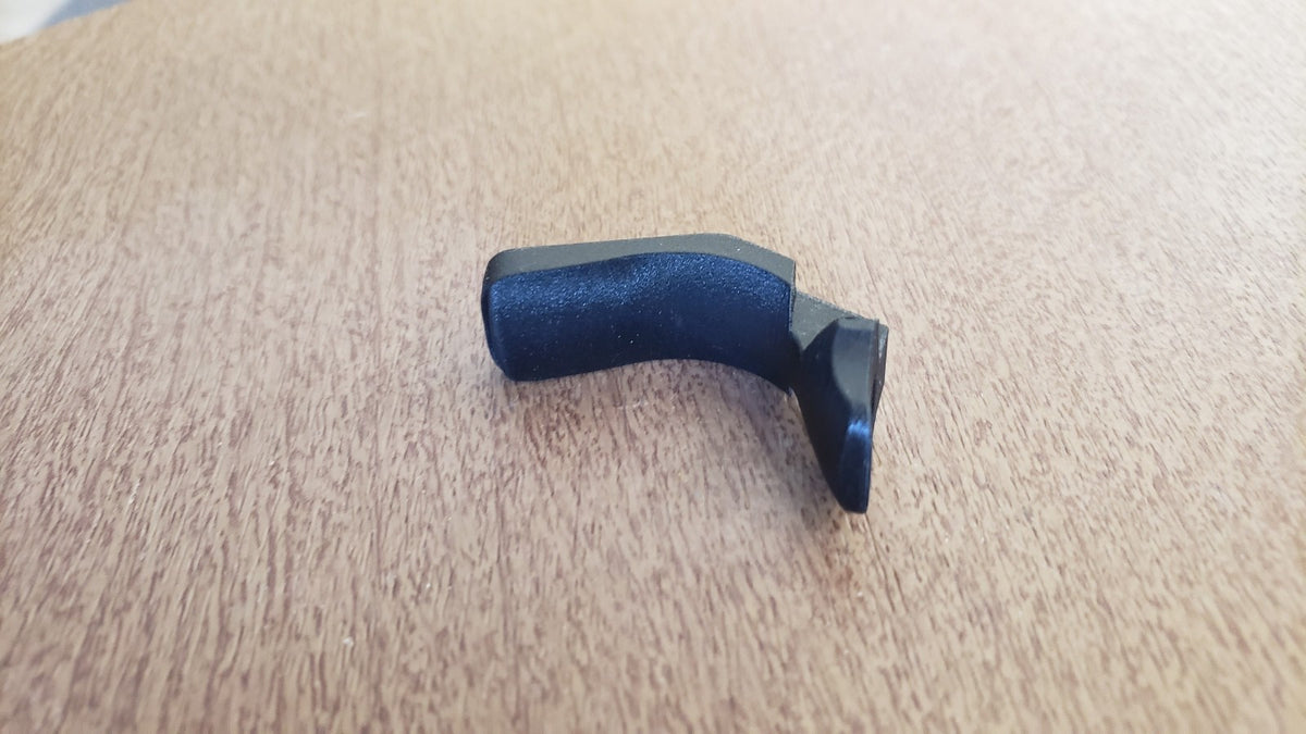 Fixed Compact Beavertail Grip Safety for Pistols - Lightweight Carbon Fiber Reinforced Polymer
