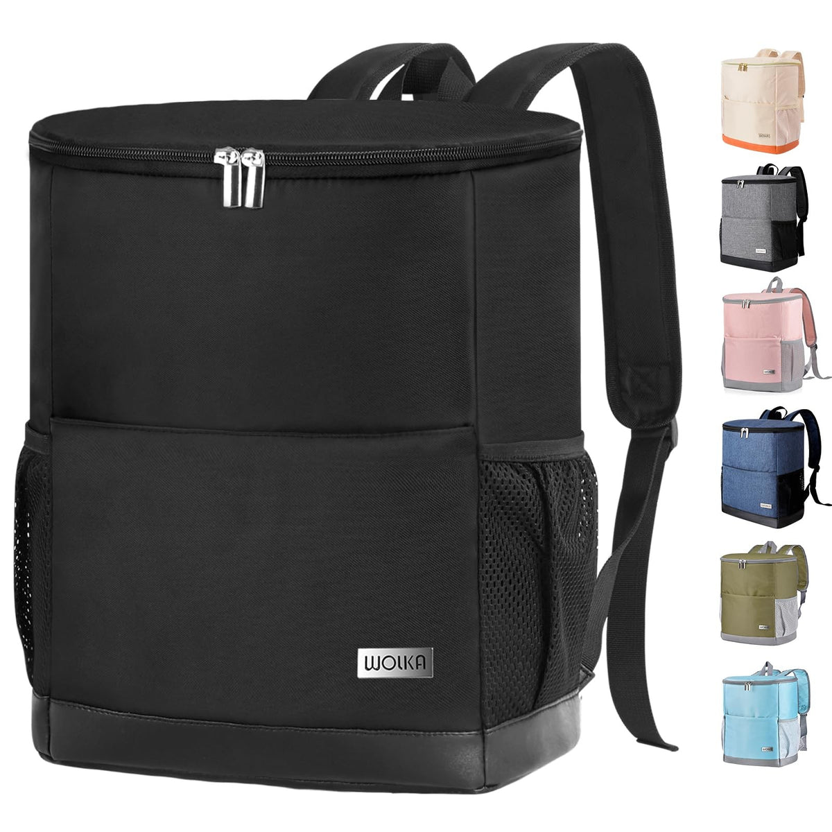 Leak Proof Insulated Cooler Backpack 30 Cans Waterproof Travel Bag