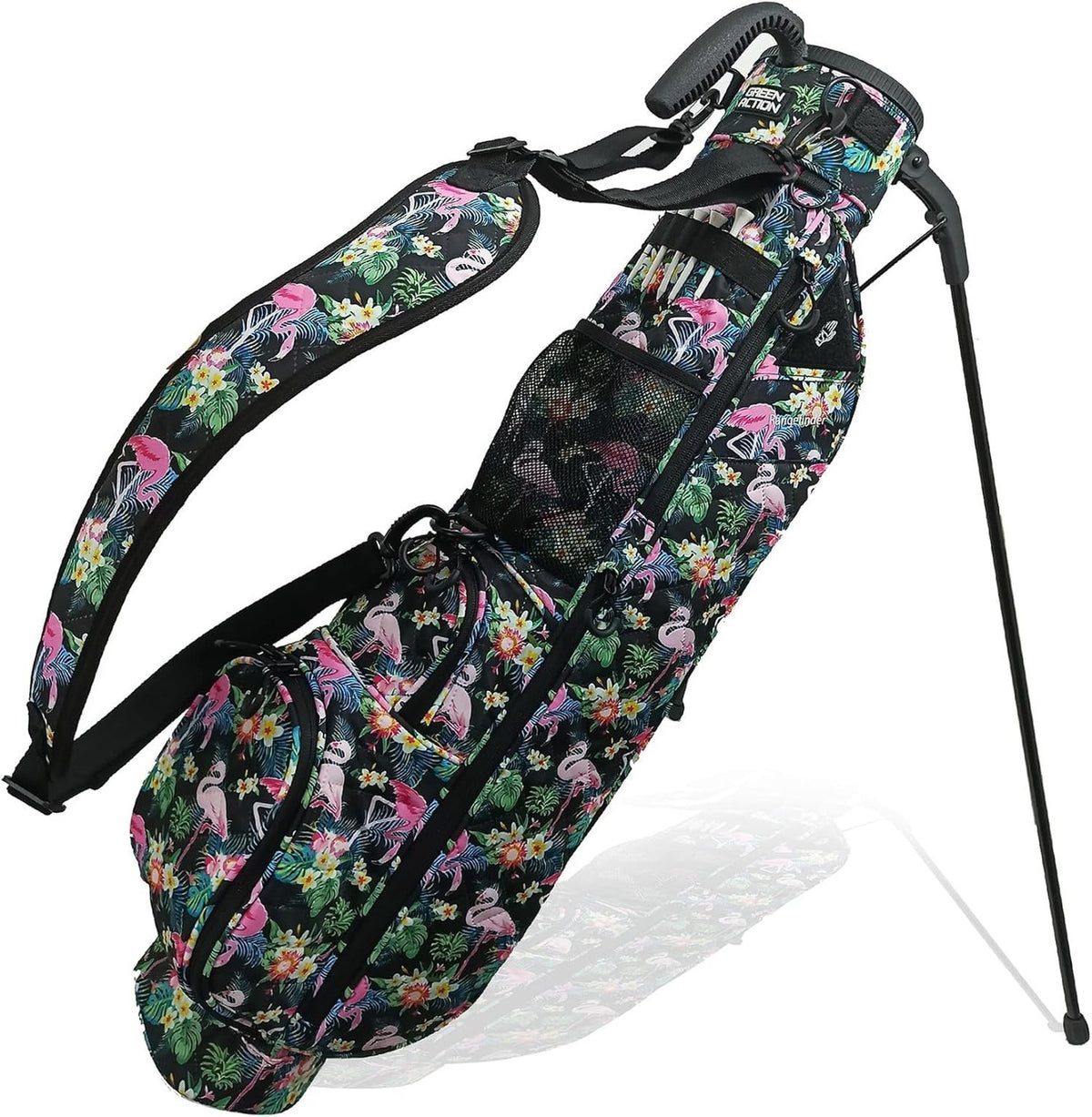 Lightweight Golf Stand Bag with Strap & Cooler Pocket - Fits 5-6 Clubs