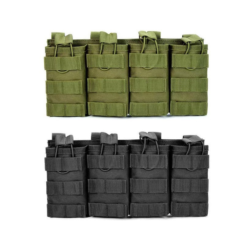 Tactical Molle Magazine Pouch - Triple Open Top Bag for 5.56/.223 Magazines