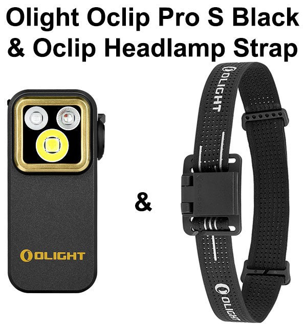 Multifunctional LED Clip Flashlight with Headlamp Strap - Waterproof, Rechargeable