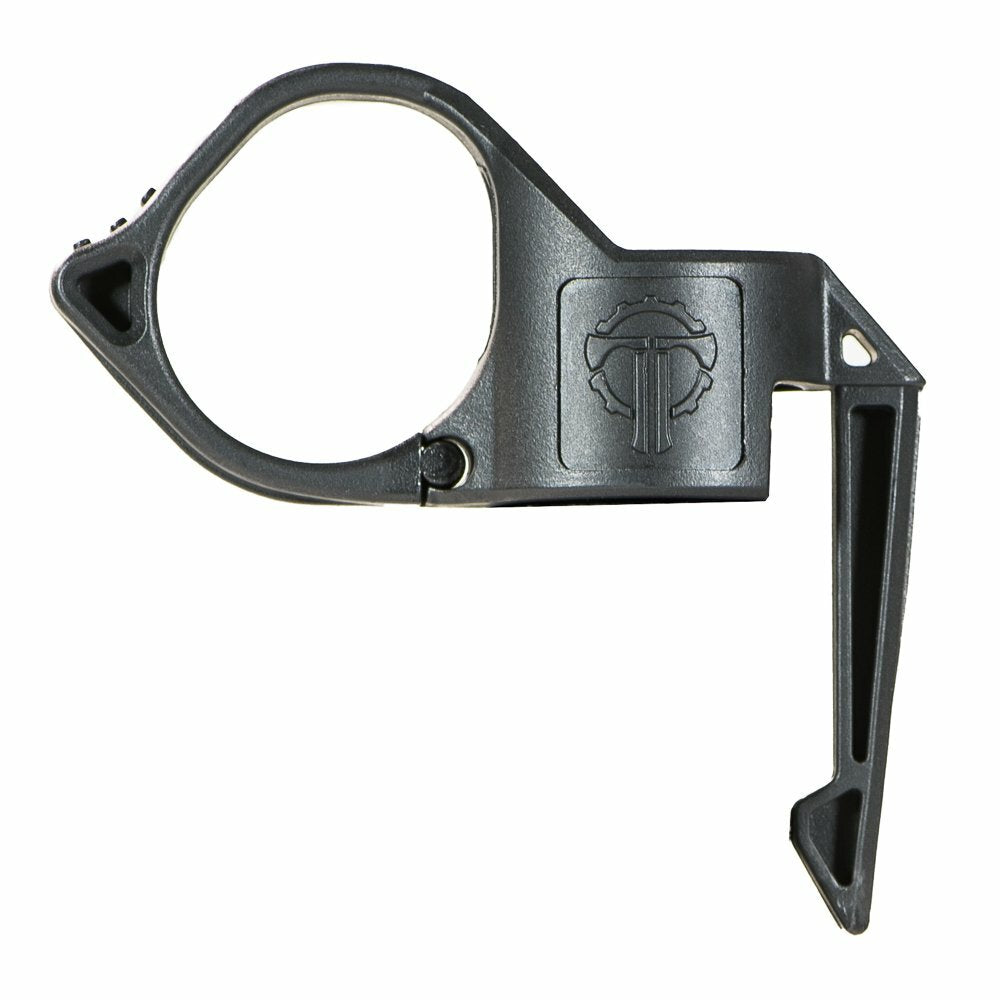 Large Flashlight Ring with Finger Clip for Tactical & Outdoor Use
