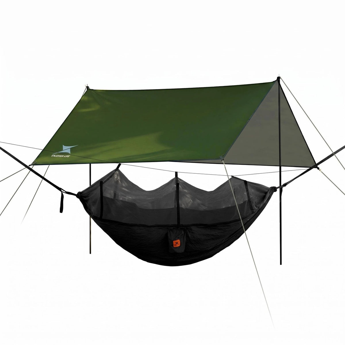 Camping Hammock with Mosquito Net Rainfly Under Quilt and Mat - Outdoor Gear
