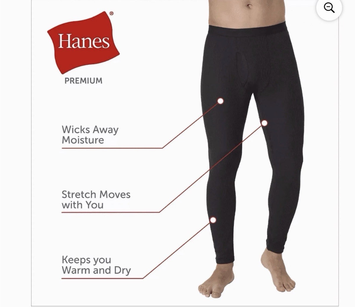 Men's Baselayer Long Johns Pants - Waffle Knit Thermal Underwear Small