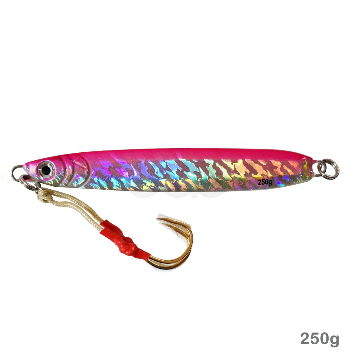 10pcs Fish Jig Lures - 9oz Metal Fishing Speed Knife Baits with Assist Hooks