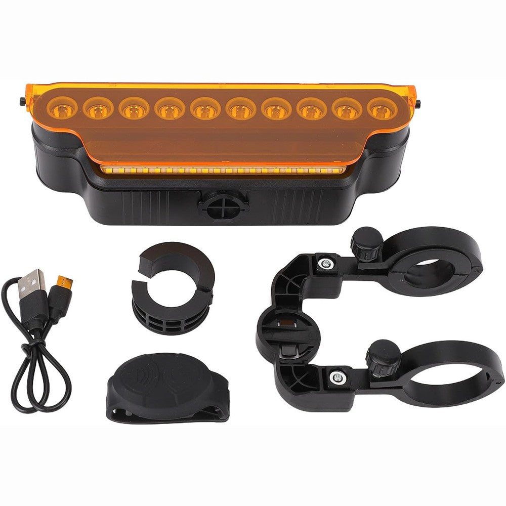 4000mAh Waterproof USB Rechargeable Bike Headlight with Remote Control