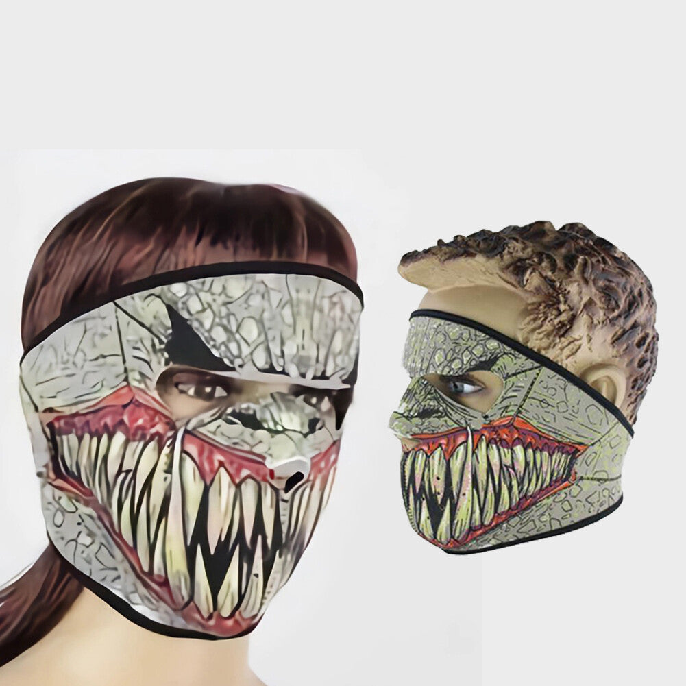 Neoprene Face Mask for Cycling Motorcycle Skiing with Character Pattern
