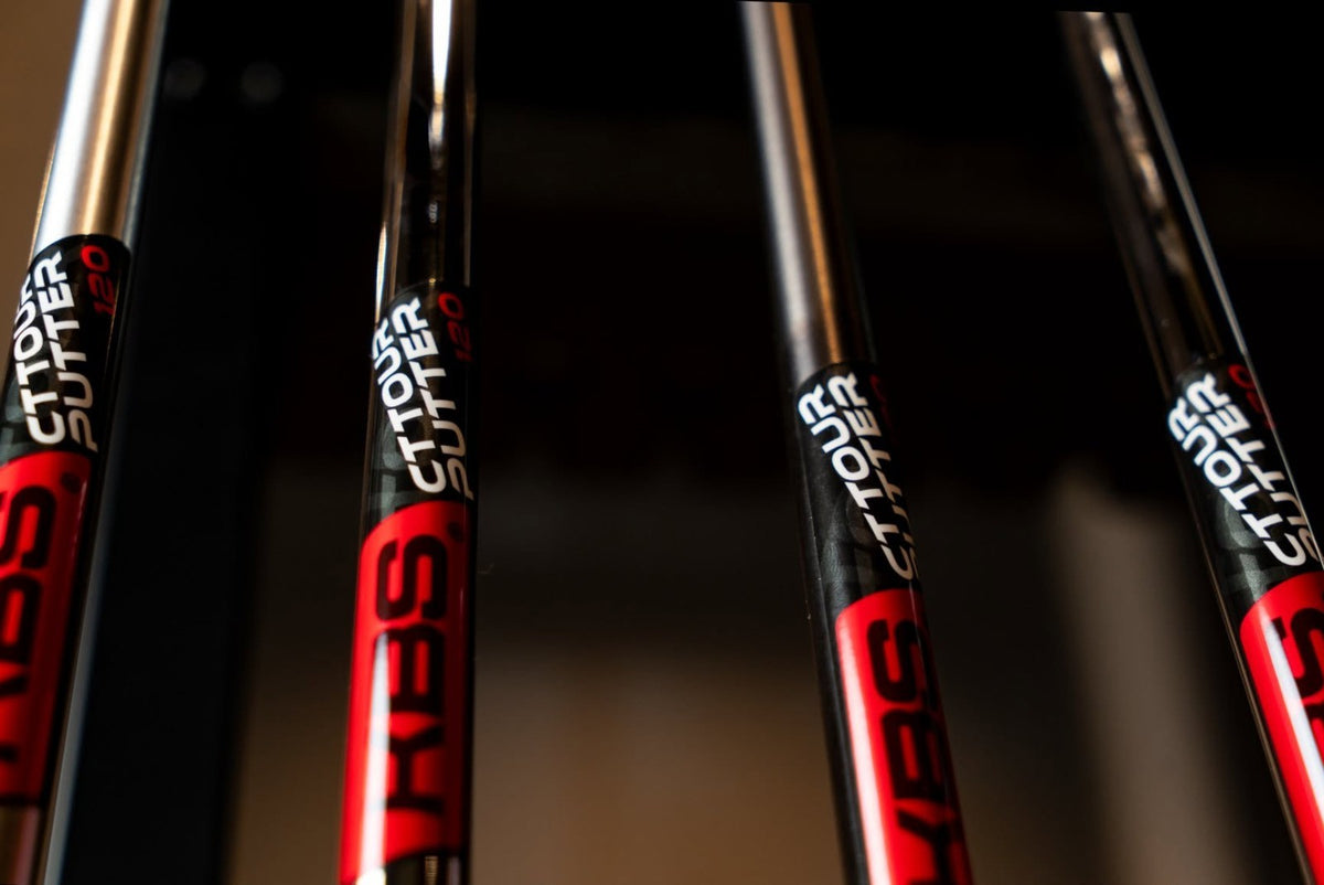 Golf Putter Shaft 38 Inch Straight Steel 124g KBS CT Tour-Black Matte or Chrome